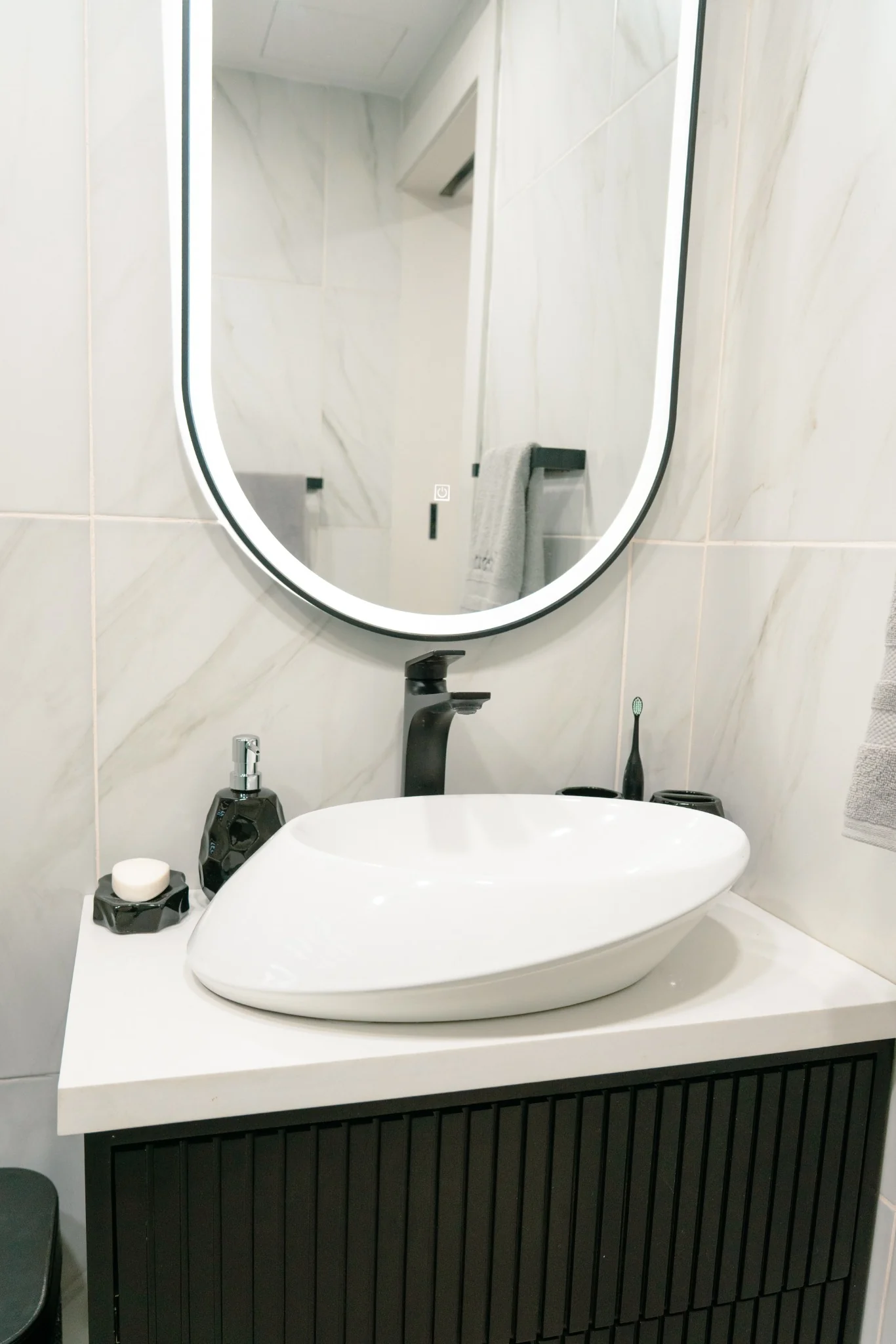 Baño residencial diseñado por Espacio Integral